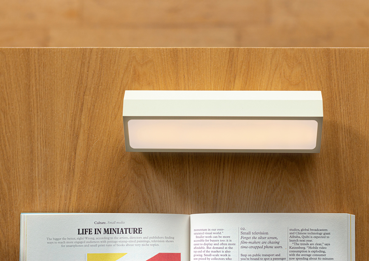 Shortlist of hay Asian Youth Talent Award，Portable table lamp，With USB interface，product design，Physical prototype，