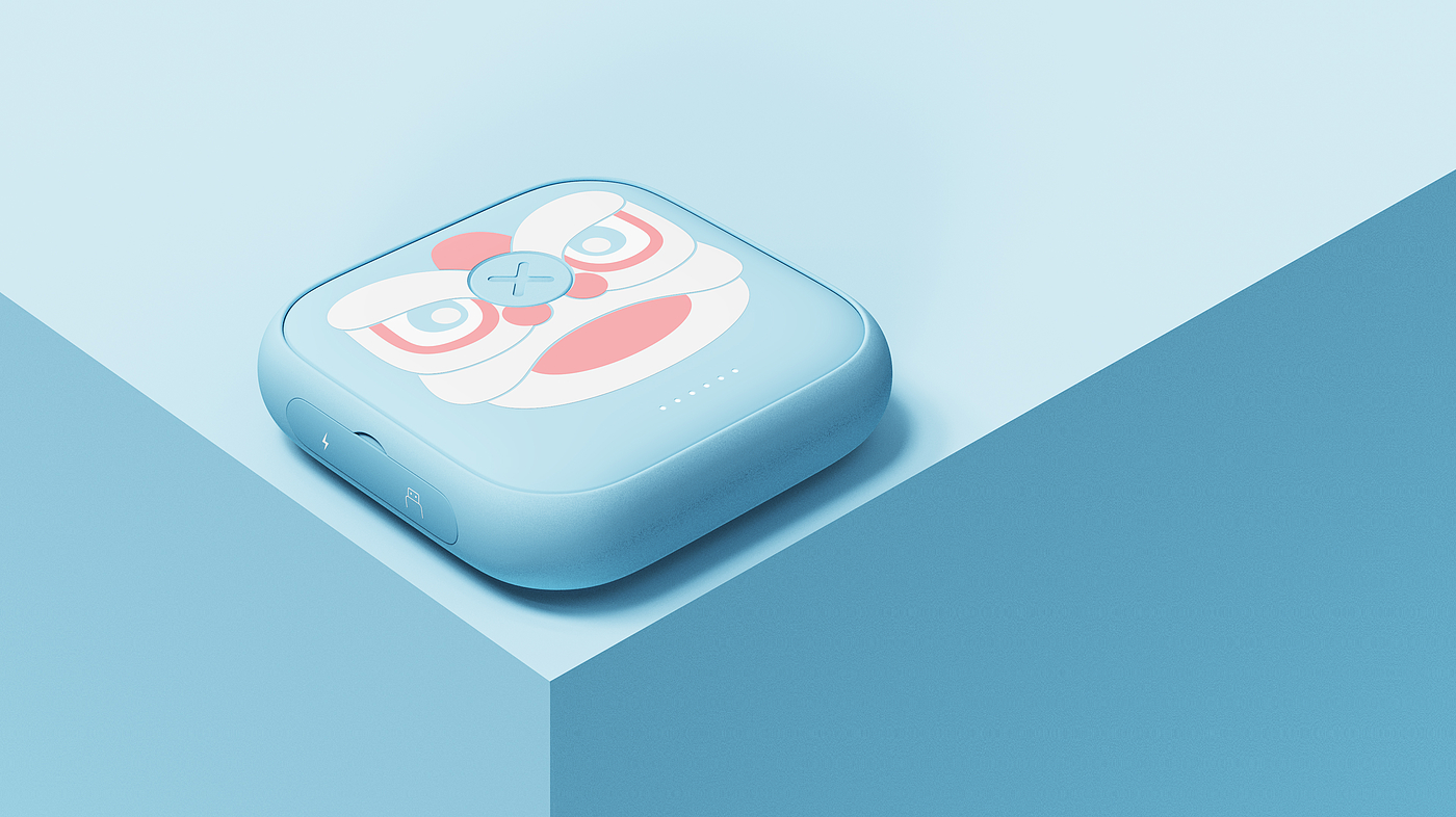 portable battery，portable source，Lion dance，Cultural creation，Wireless charging，