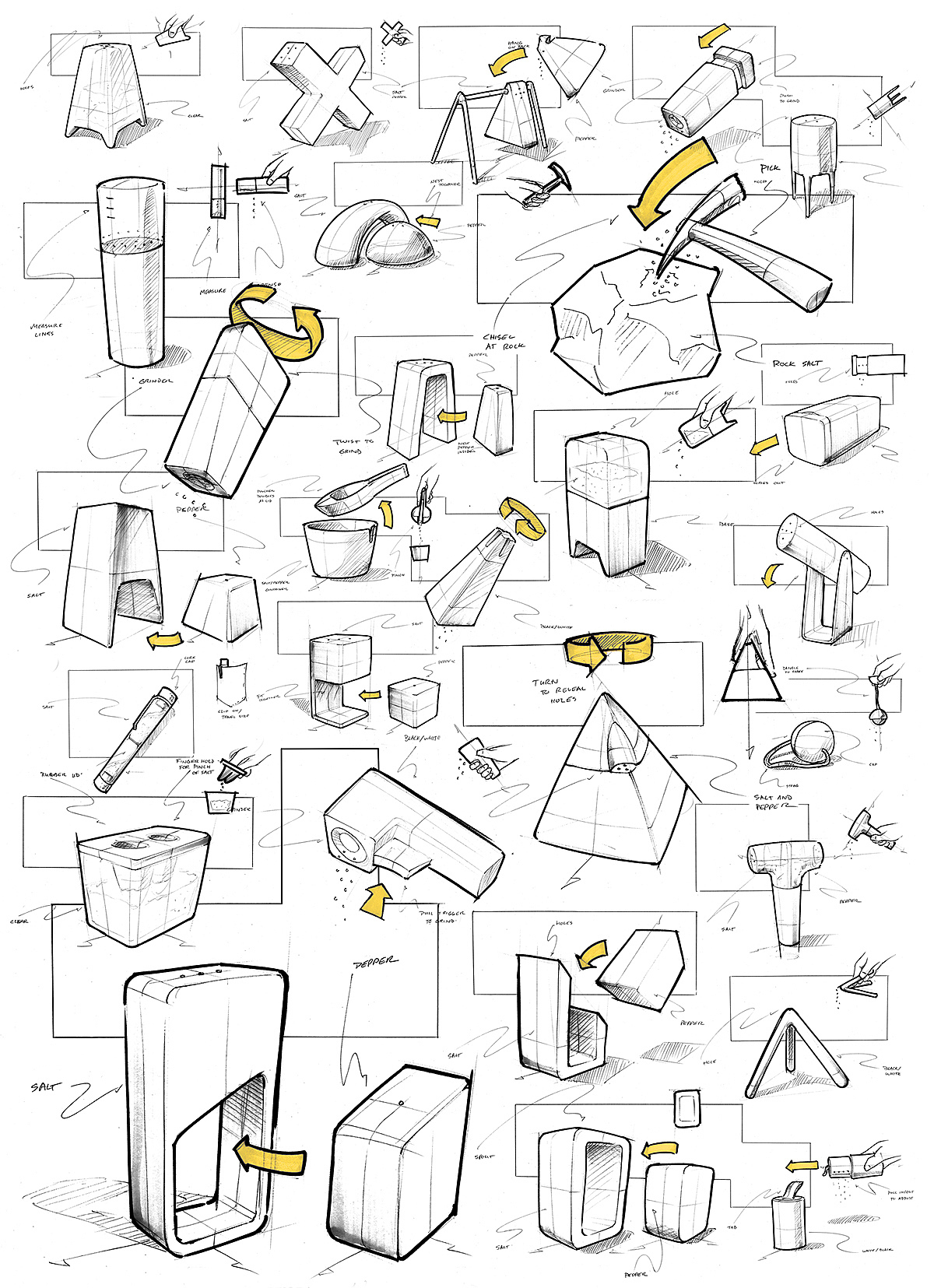 The seasoning bottle，Seasoning jar，kitchen，cooking，Hand drawn，