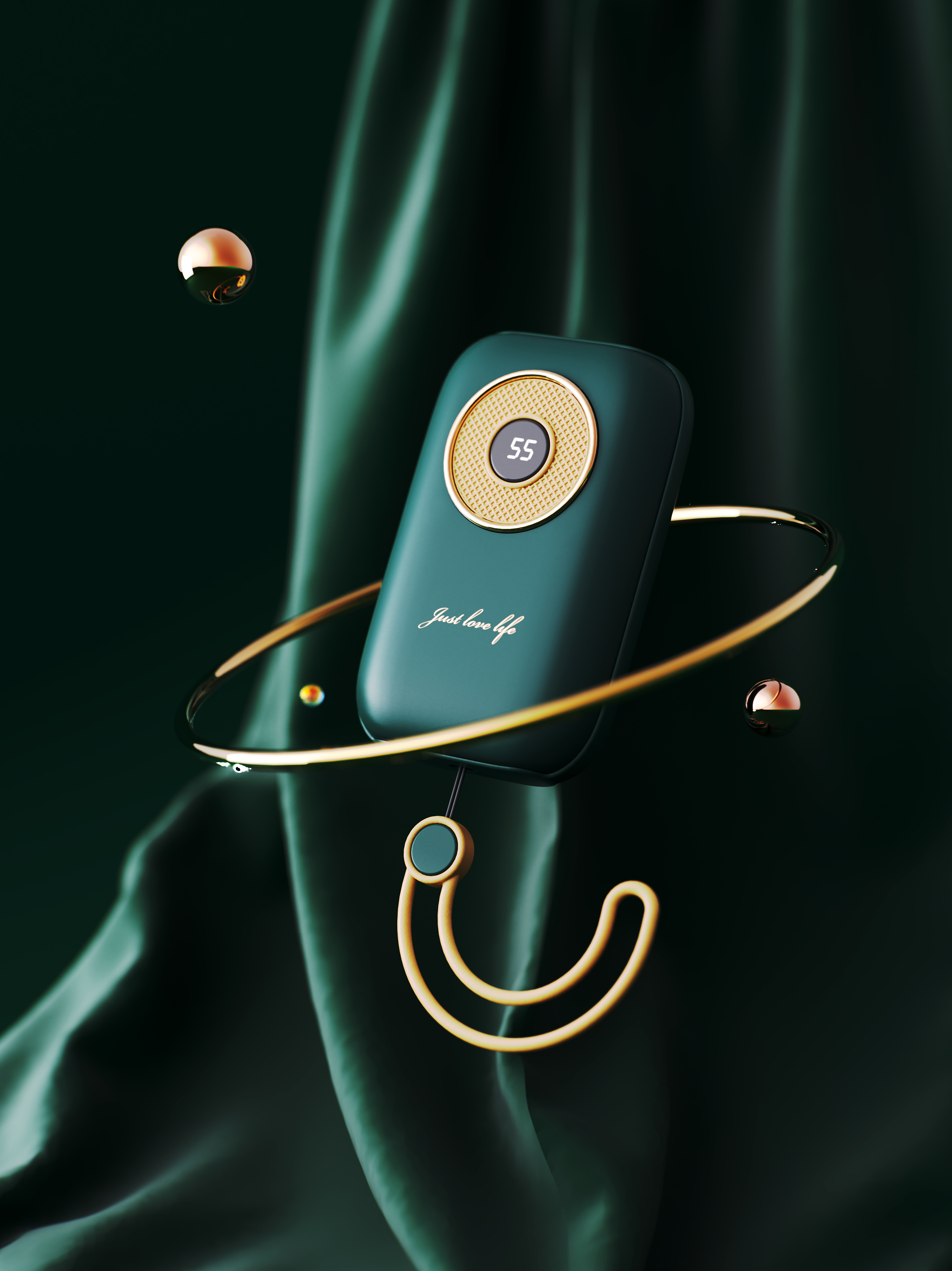 Hand warmer，portable battery，National tide，Light luxury，delicate，jukebox，