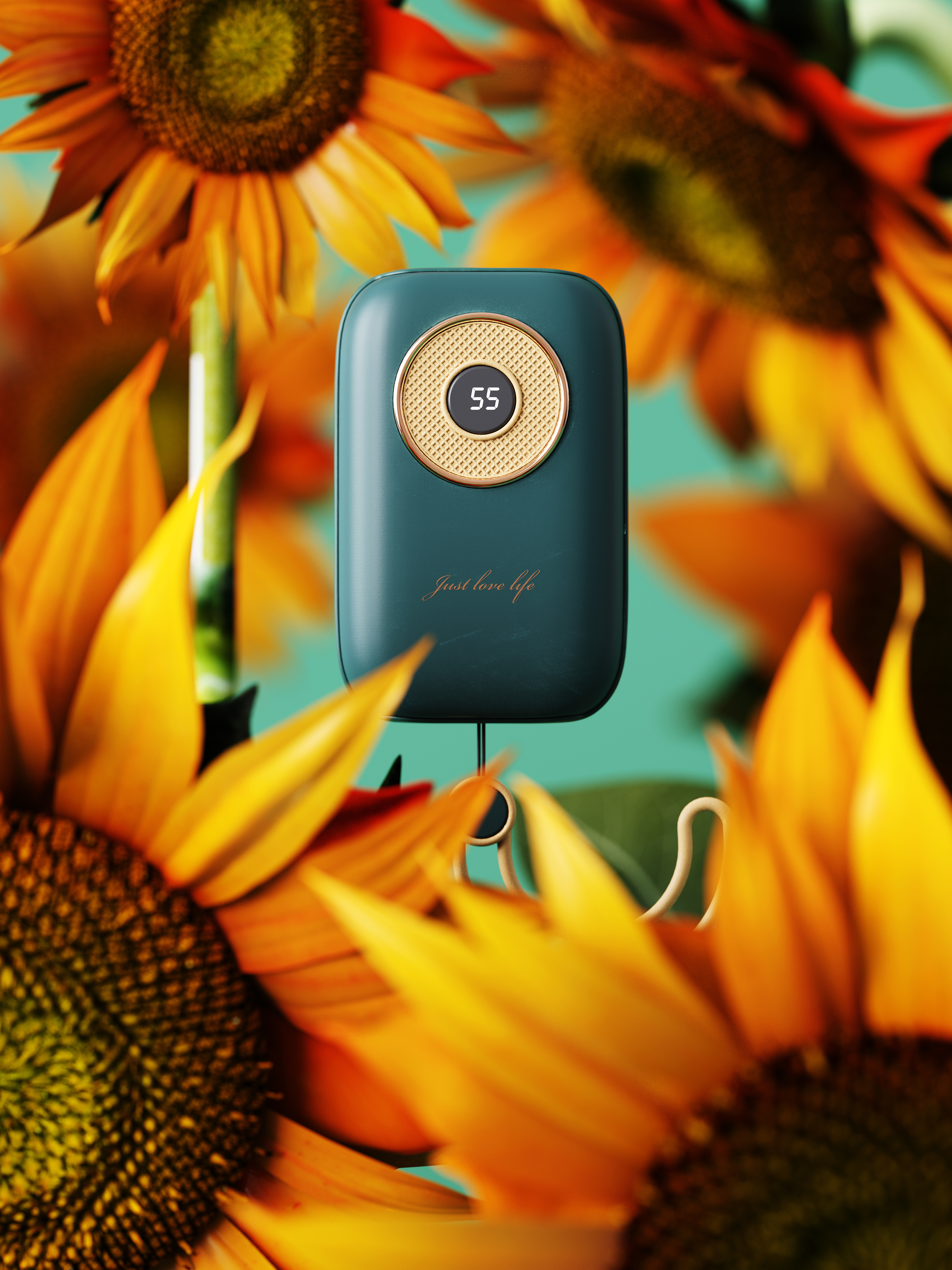 Hand warmer，portable battery，National tide，Light luxury，delicate，jukebox，