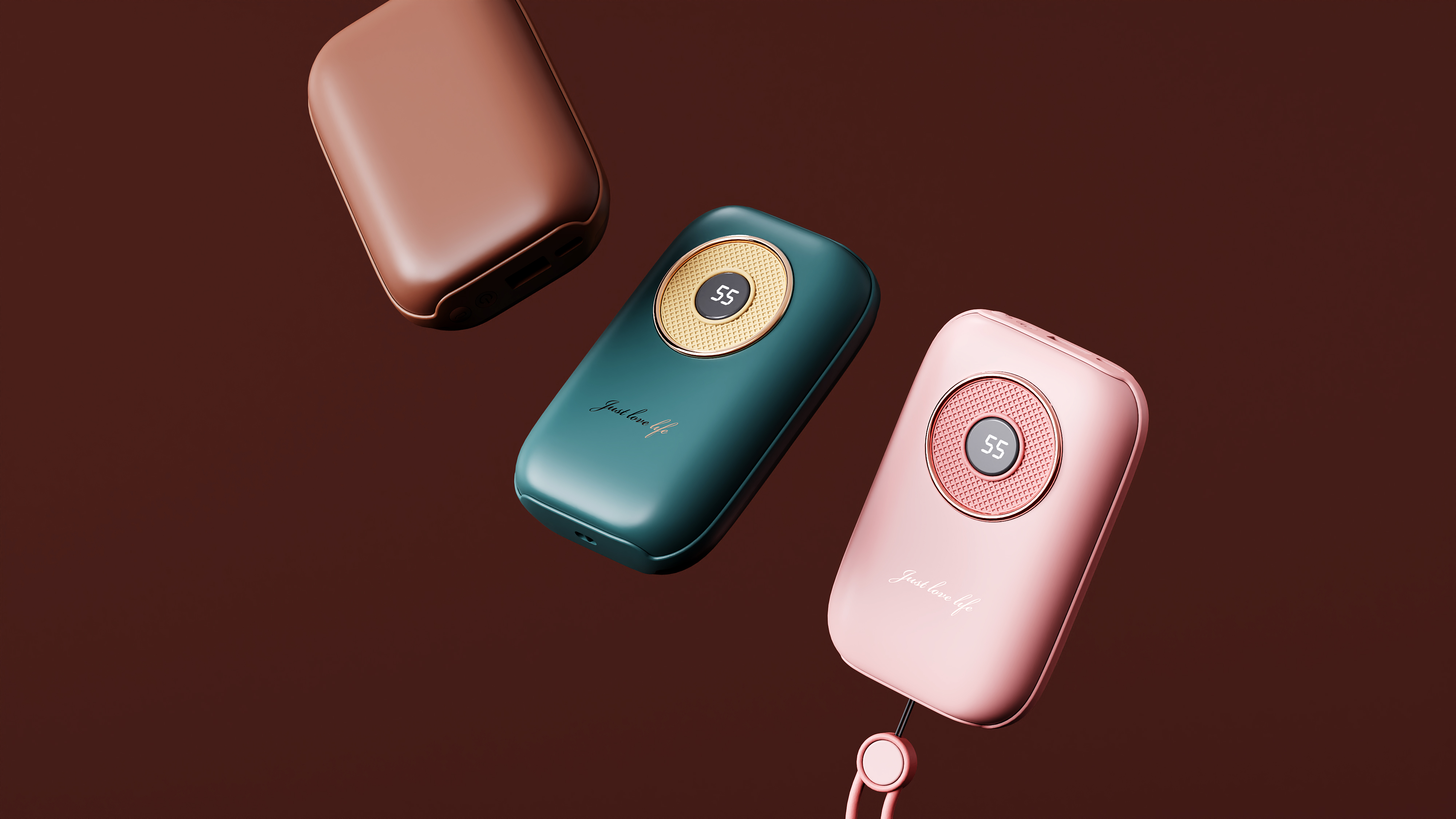 Hand warmer，portable battery，National tide，Light luxury，delicate，jukebox，