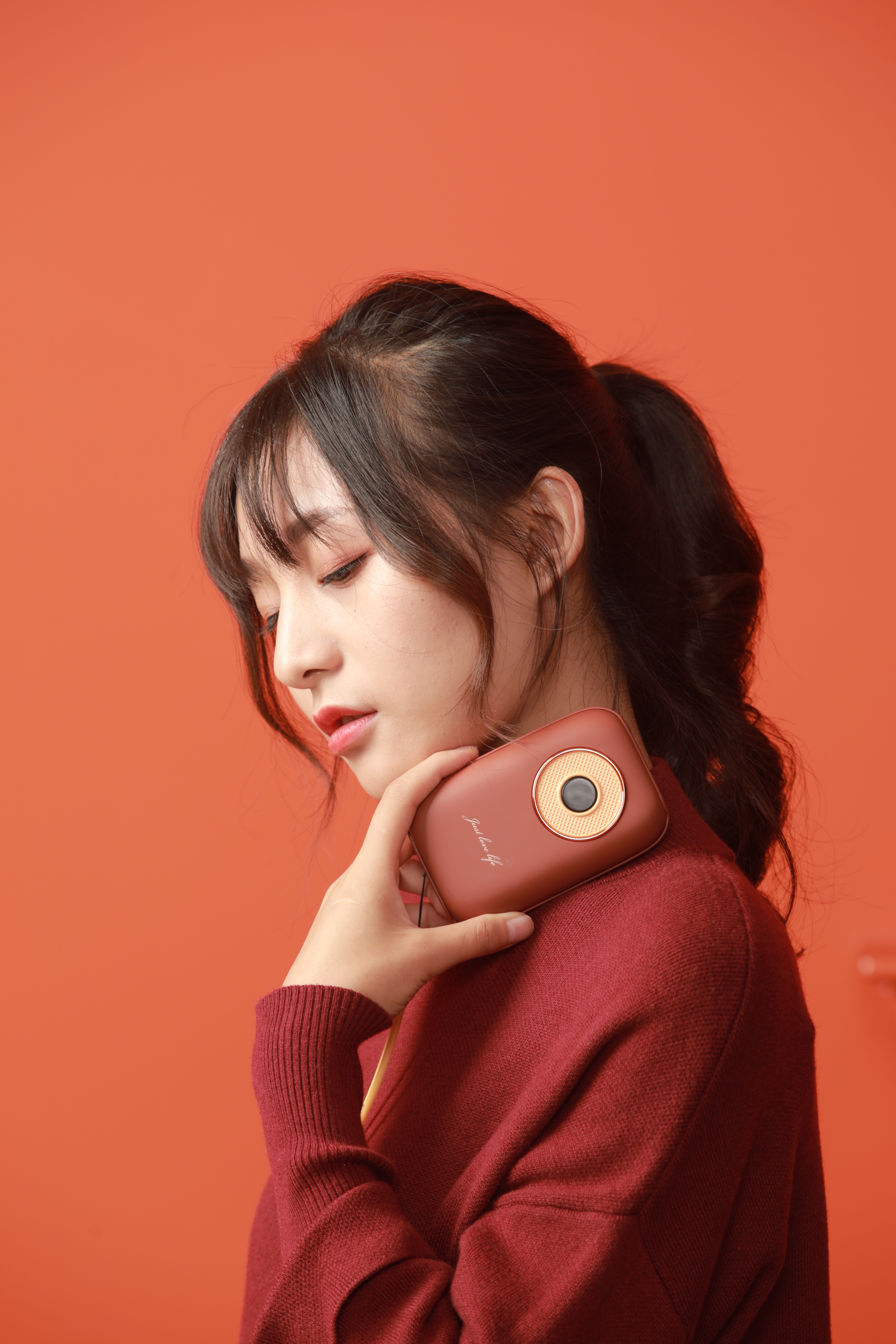 Hand warmer，portable battery，National tide，Light luxury，delicate，jukebox，