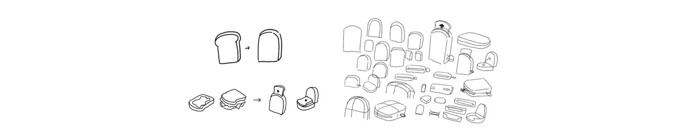 industrial design，product design，toast，toaster，