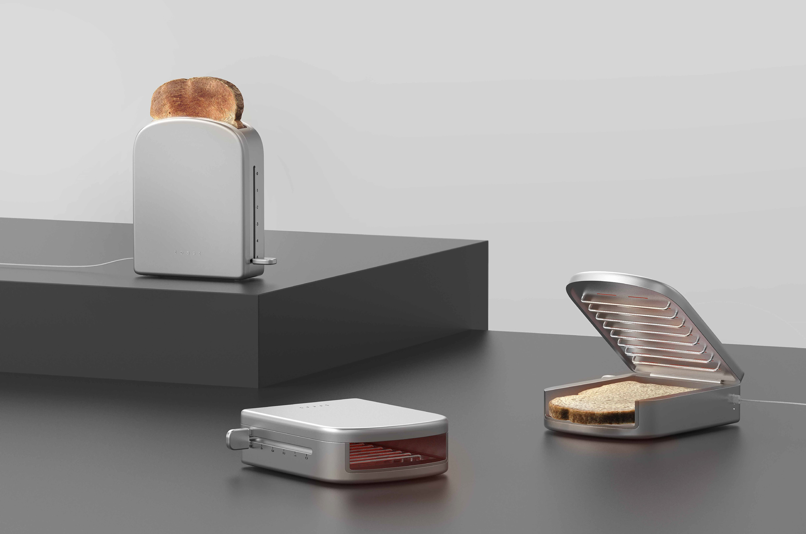 industrial design，product design，toast，toaster，