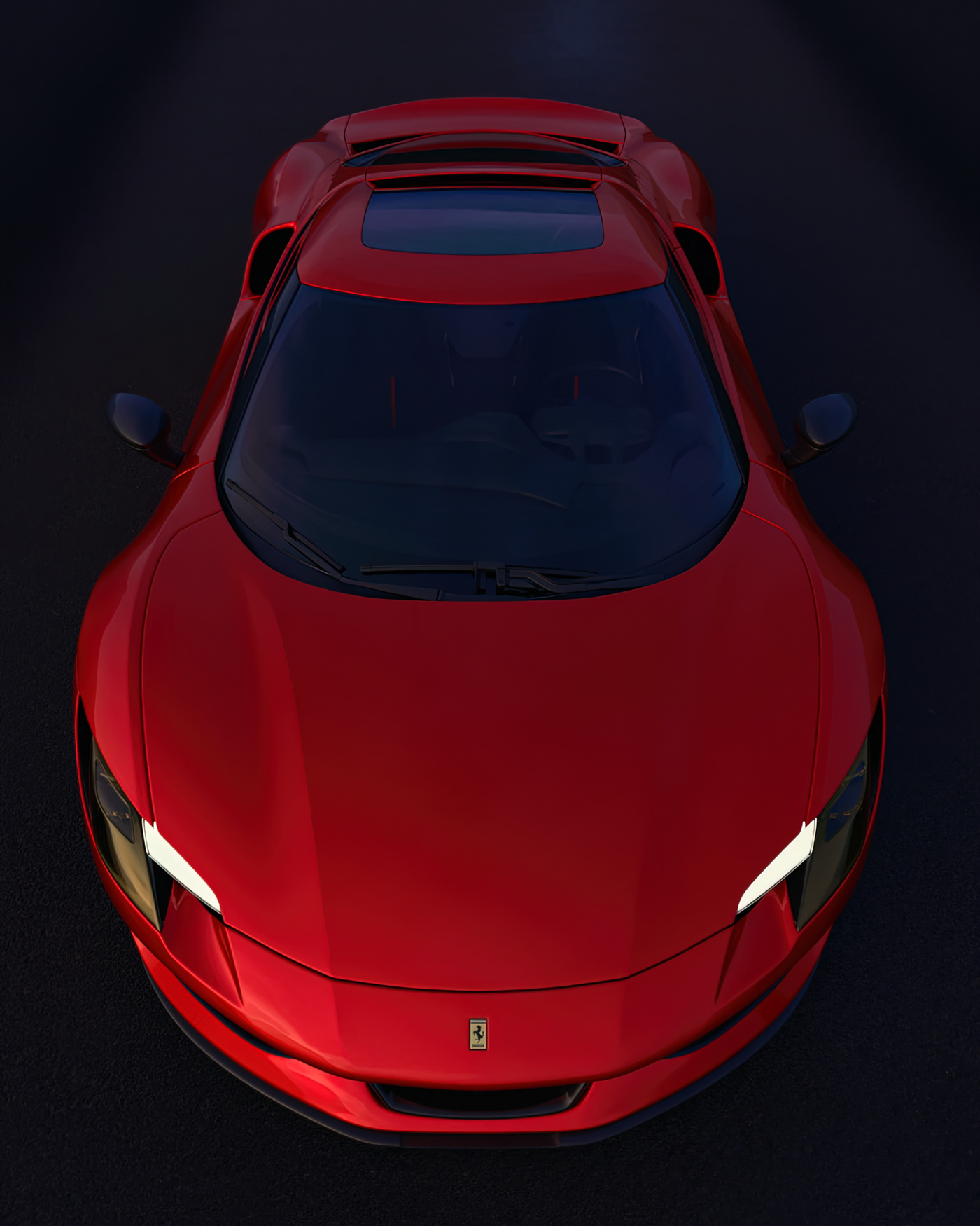 Automobile design，Car Photography，Computer animation，Crown Ferrari，