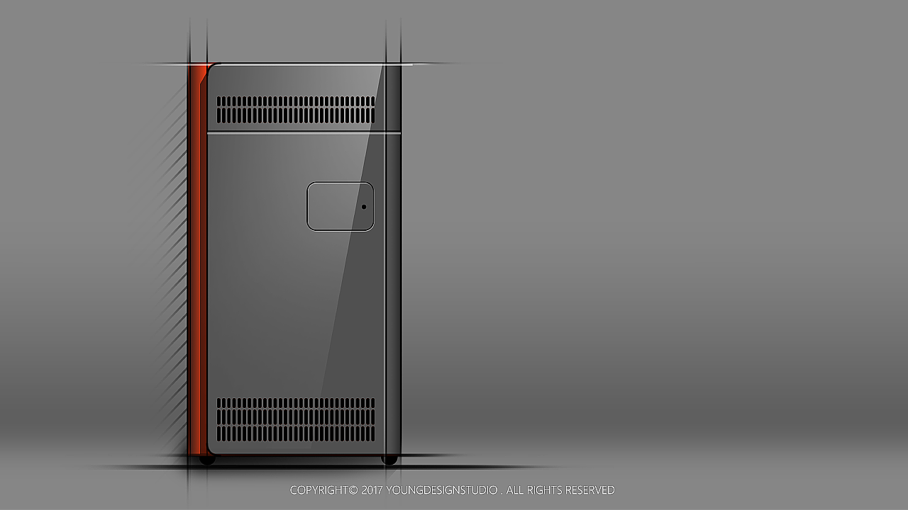 industrial design，Electrostatic precipitator，Empty clean Tob，2D proposal effect，