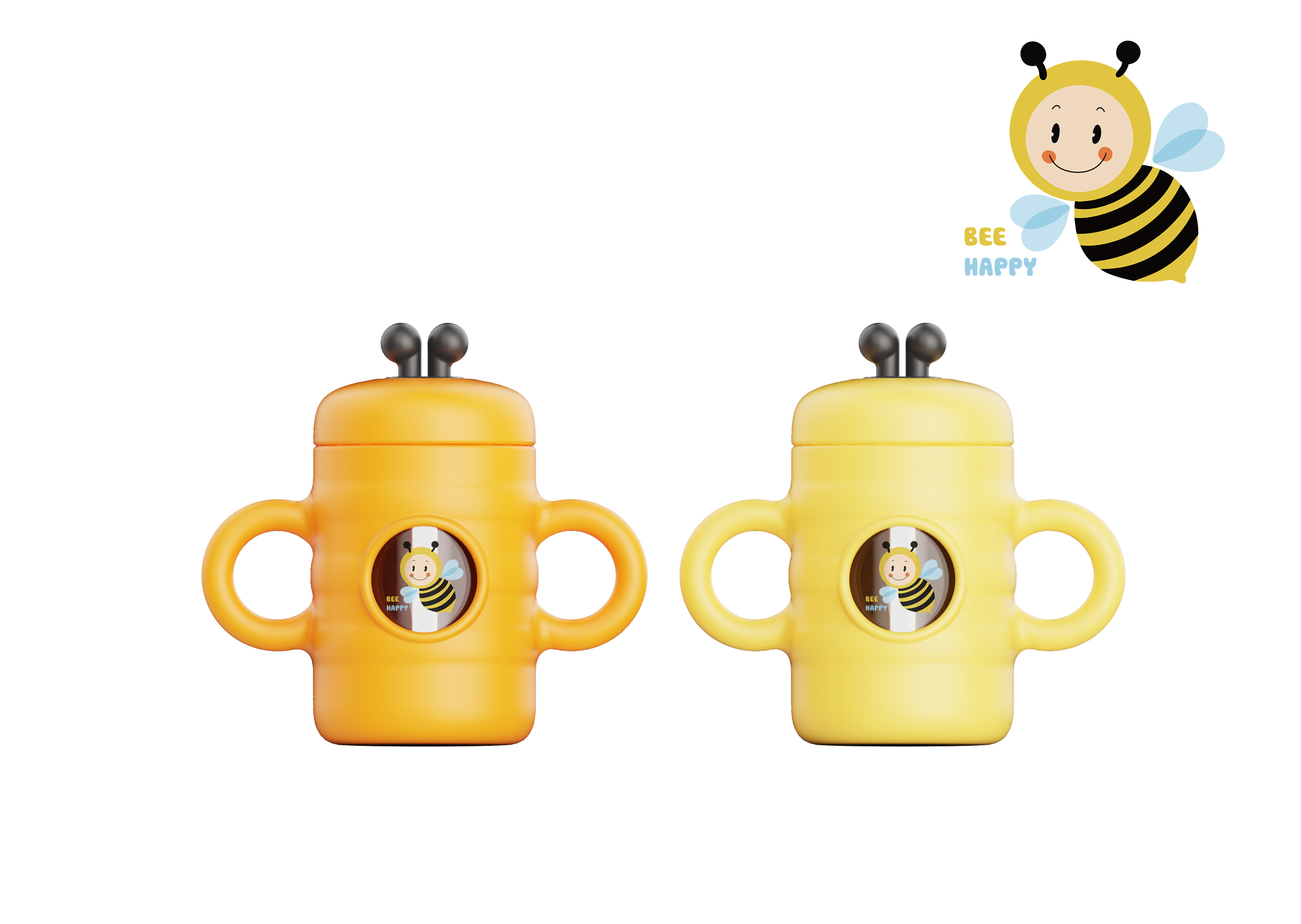 Child mother and baby，milk cup，Silica gel cup，flower receptacle，lovely，