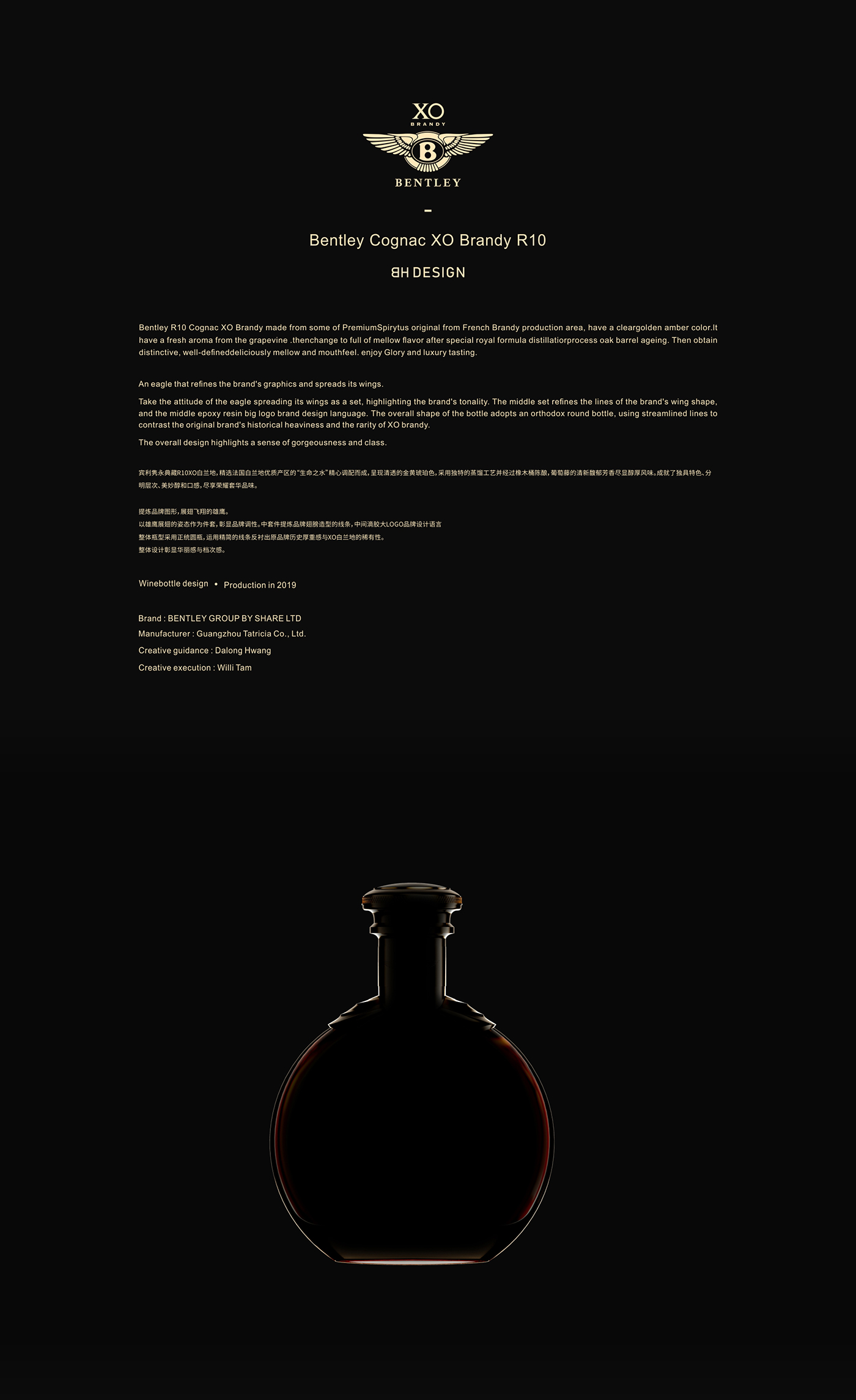 Bottle design，Liquor design，BY DESCRIPTION，From white to black，Shenzhen design，imported wine，Alcohol，XO brandy，