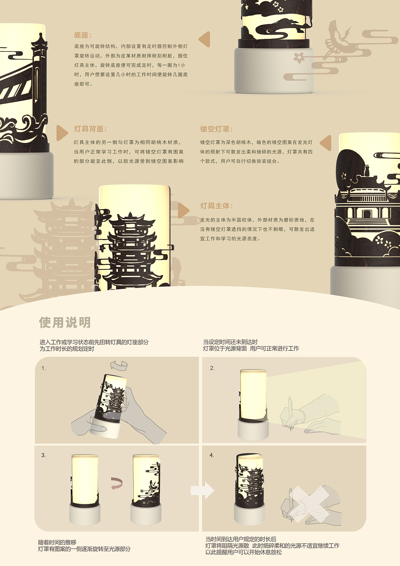 Lamp design，traditional culture，Original design，Household products，Creative culture，