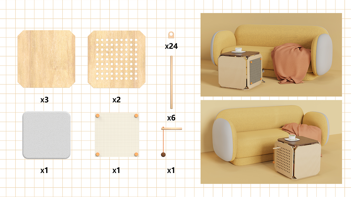 宠物用品，家具，猫爬架，空间，人宠共用，