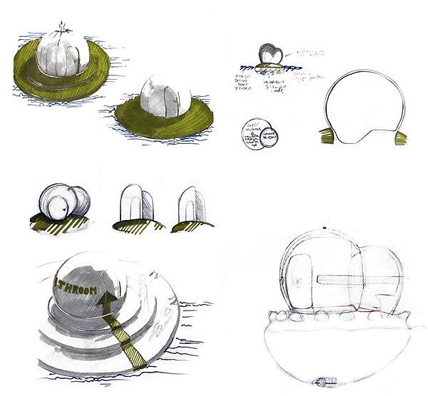 yacht，Shower Room，concept，Hand drawn，ship，