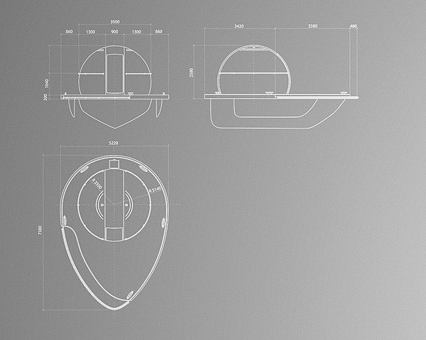 yacht，Shower Room，concept，Hand drawn，ship，