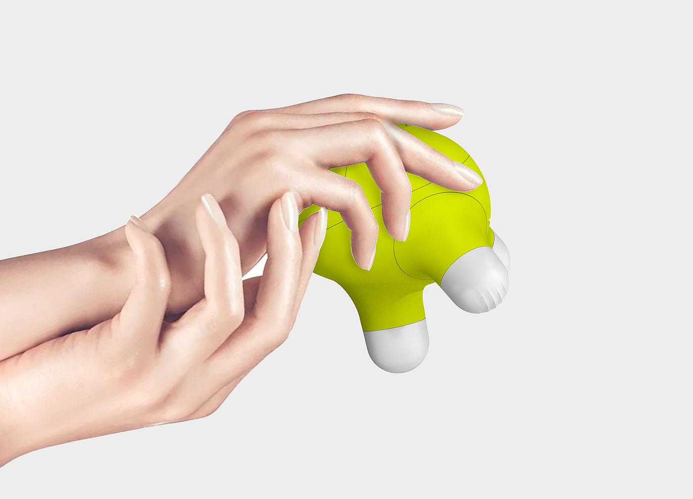 Three claws，bionics，Massager，shock，