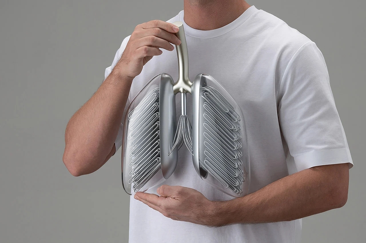 lung，Metal，concept，