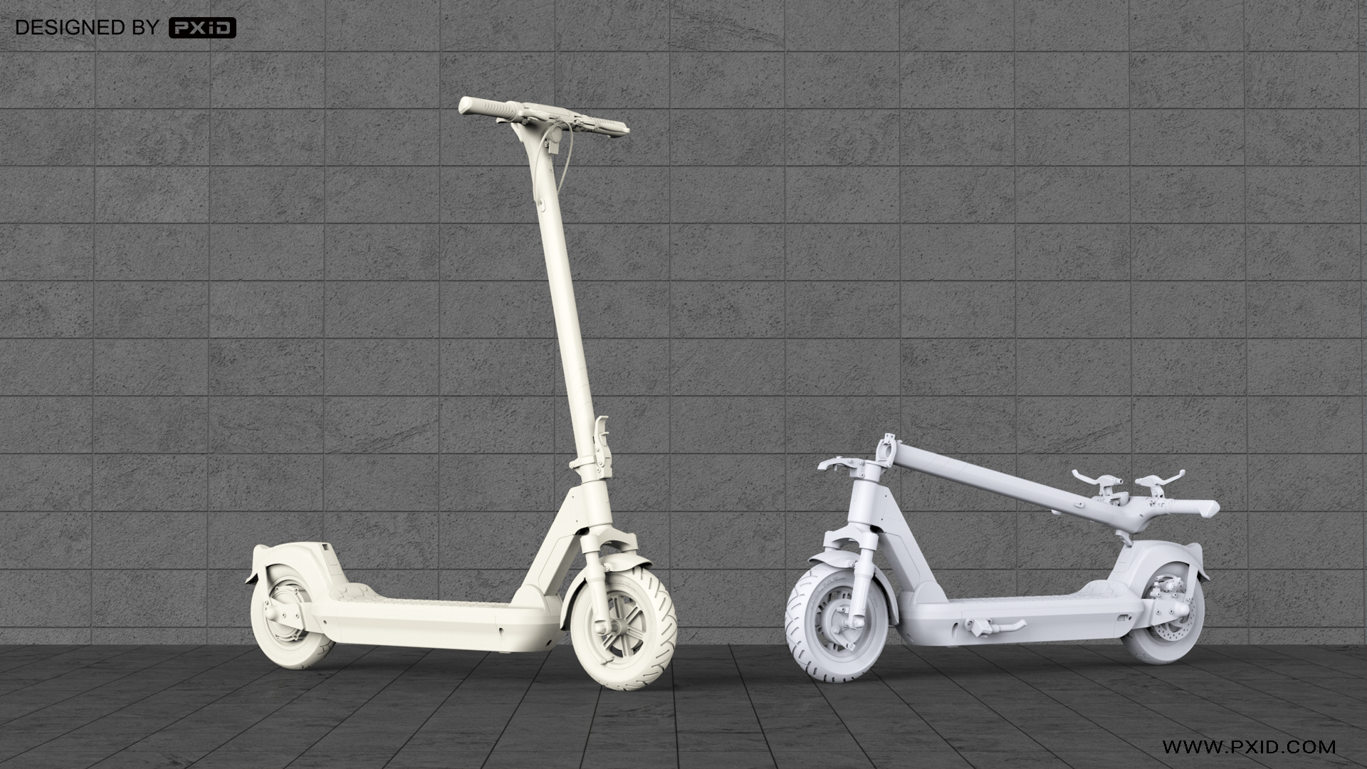Electric scooter，Scooter，industrial design，Appearance design，Product modeling design，