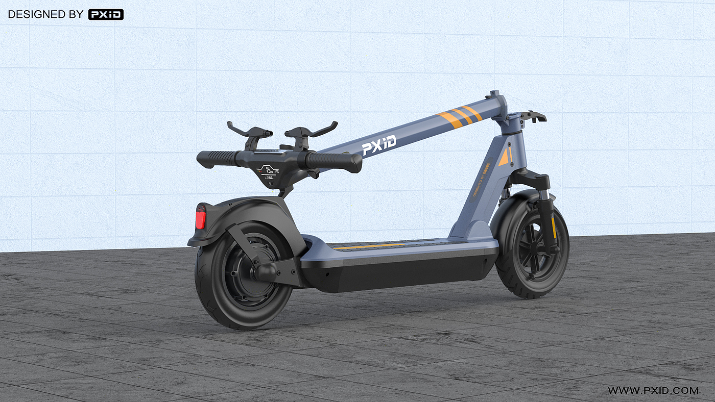 Electric scooter，Scooter，industrial design，Appearance design，Product modeling design，