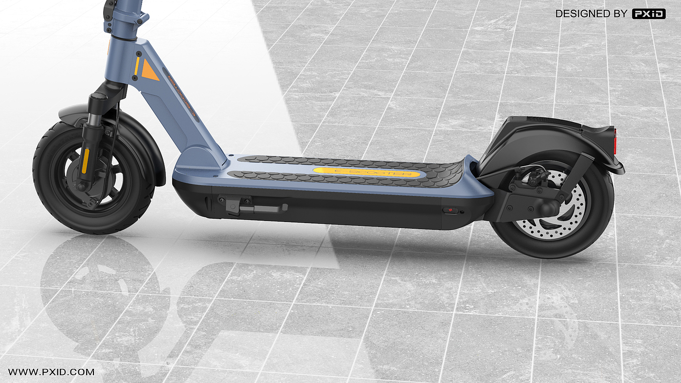 Electric scooter，Scooter，industrial design，Appearance design，Product modeling design，