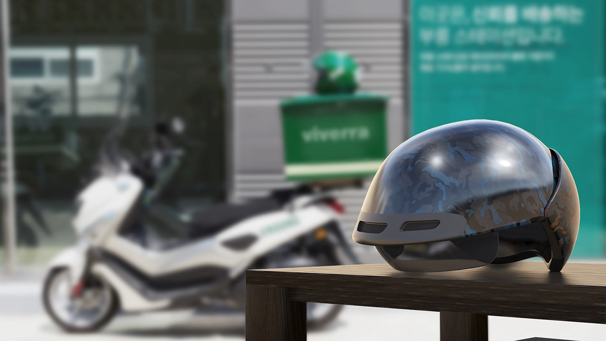 Vivera，Helmet，Integrated，