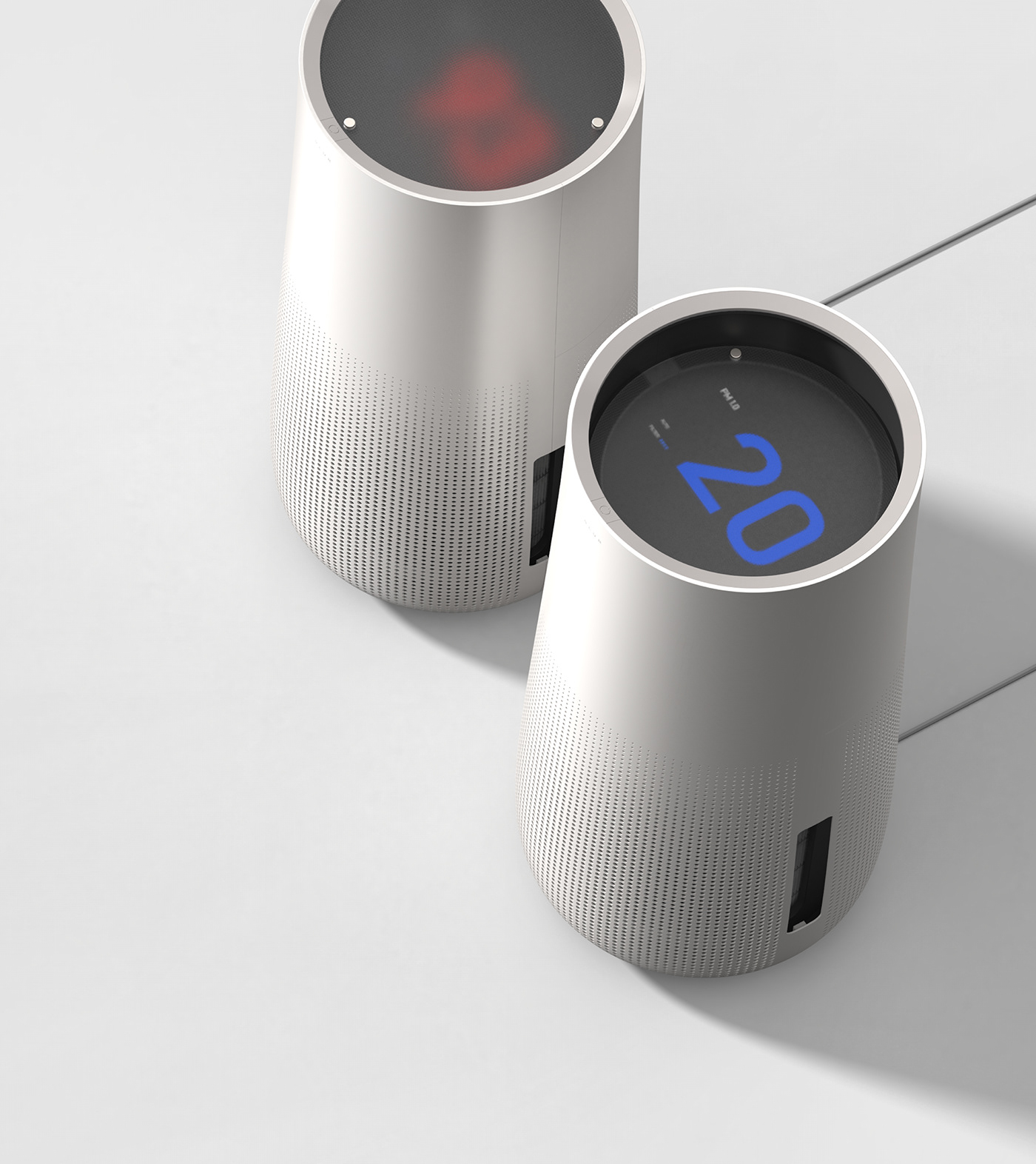 air cleaner，vision，touch，blur，