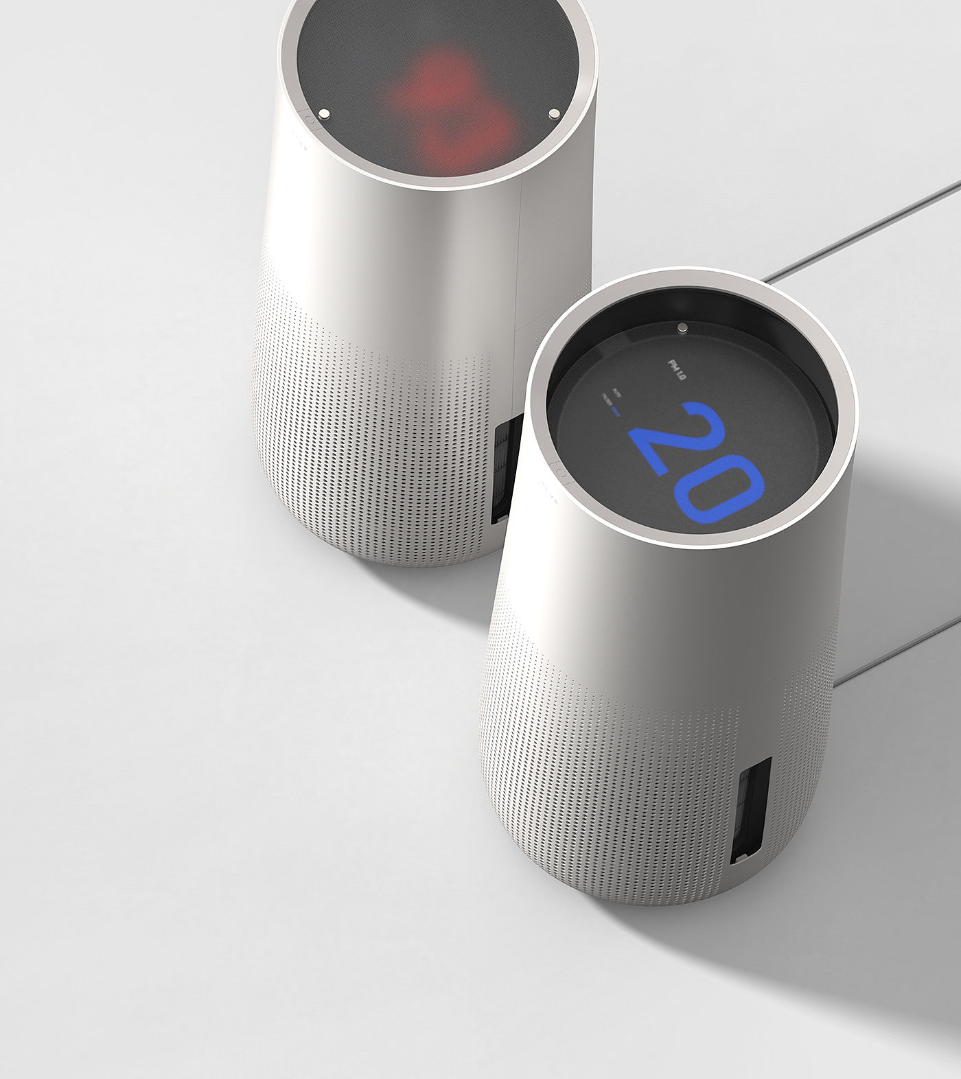 air cleaner，vision，touch，blur，