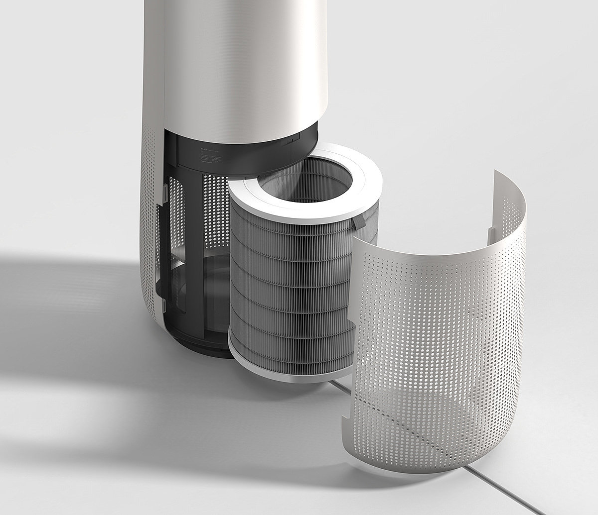 air cleaner，vision，touch，blur，