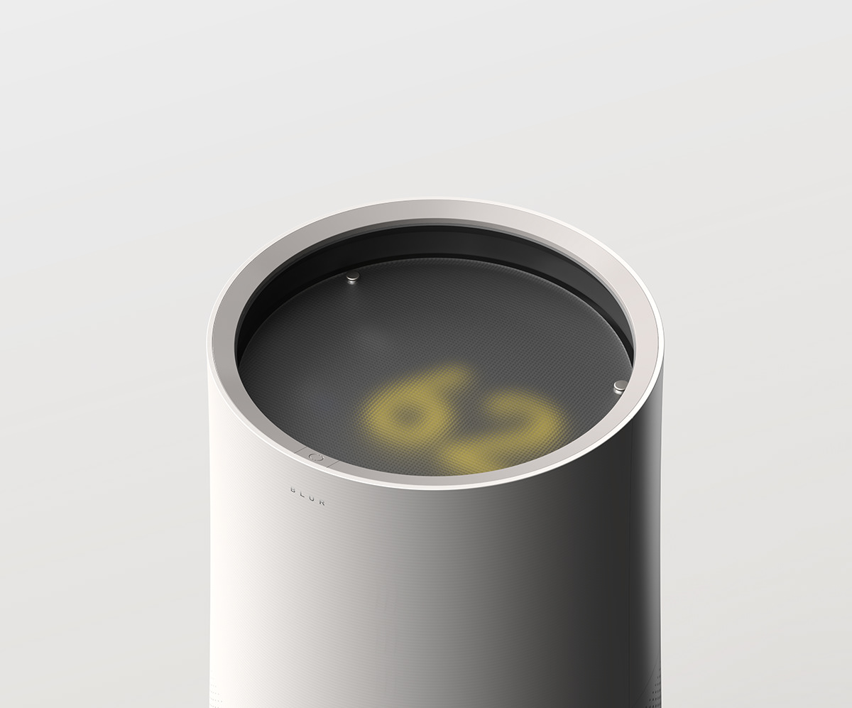 air cleaner，vision，touch，blur，