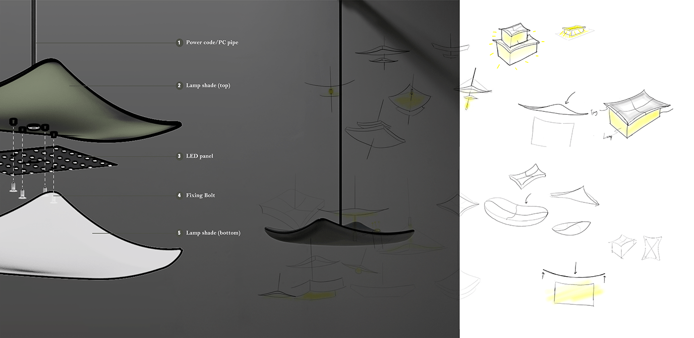 Lead South Korea，Hanwu lamp，Tray lamp，Korean style，