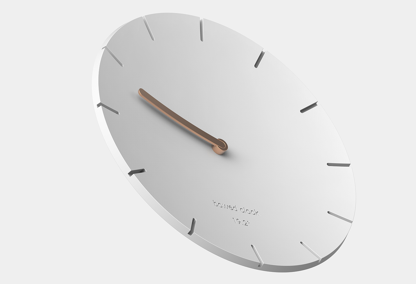 Bowed clock，Wall clock，originality，beautiful，