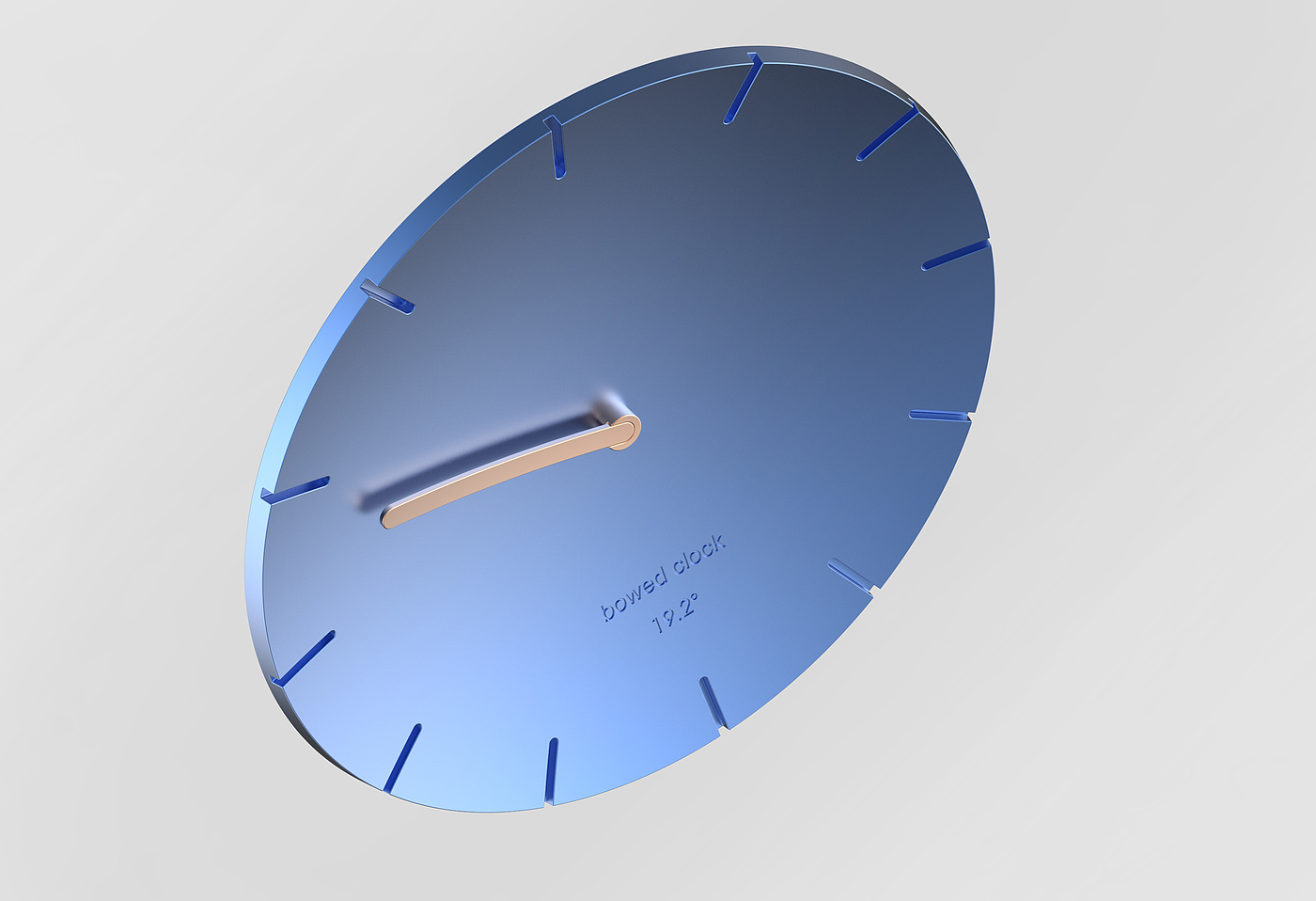 Bowed clock，Wall clock，originality，beautiful，