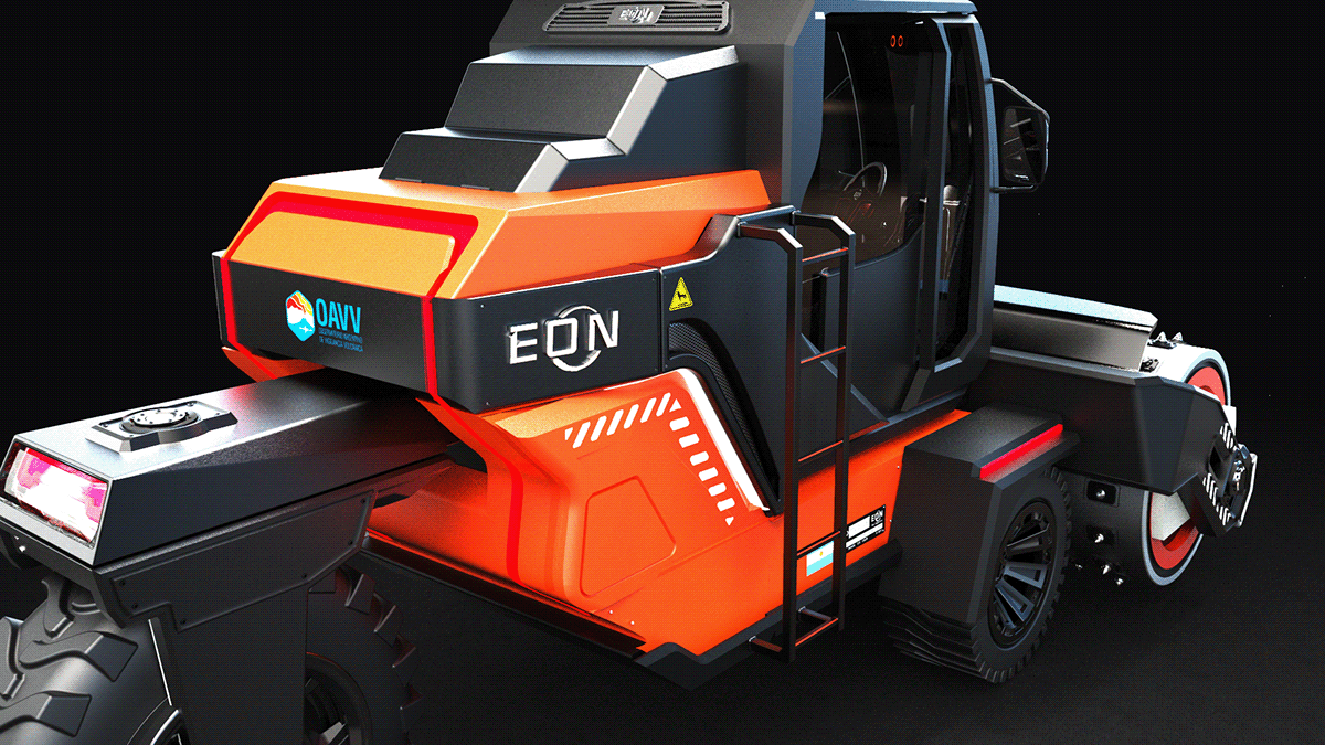 natural disaster，assistance，vehicle，Magma，EON，Volcano eruption，