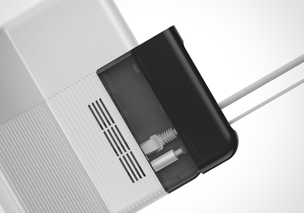 triangle，Router，Cable storage!，