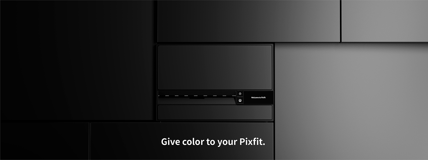 Geonwoo Kim，Pixfit built-in printer，Household appliances，individualization，Custom printer，
