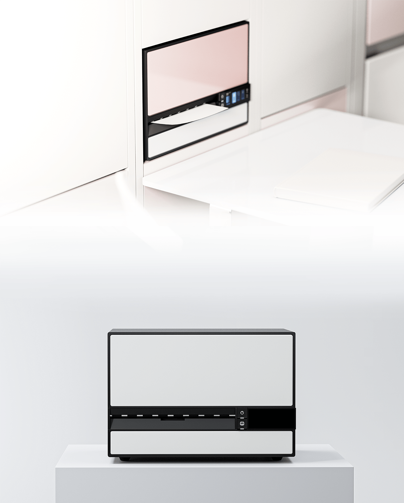 Geonwoo Kim，Pixfit built-in printer，Household appliances，individualization，Custom printer，