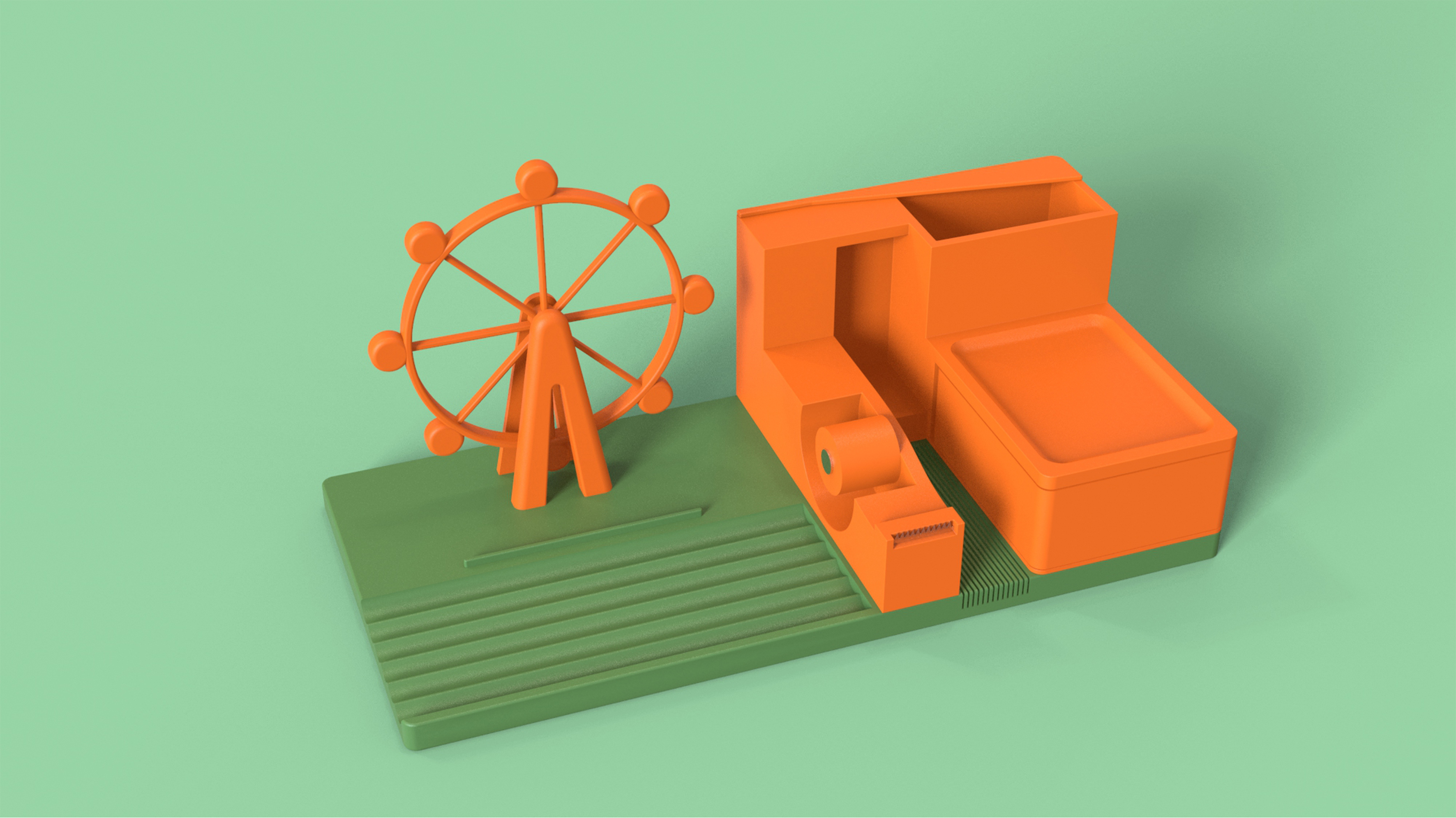 Desktop storage，Office products，Stationery，pen container，pencil sharpener，