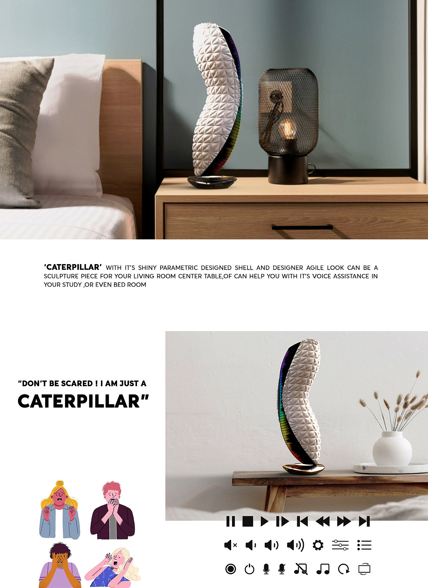 four of spades，Render，Crawler speaker，Exotic design，loudspeaker box，caterpillar，Caterpillar，