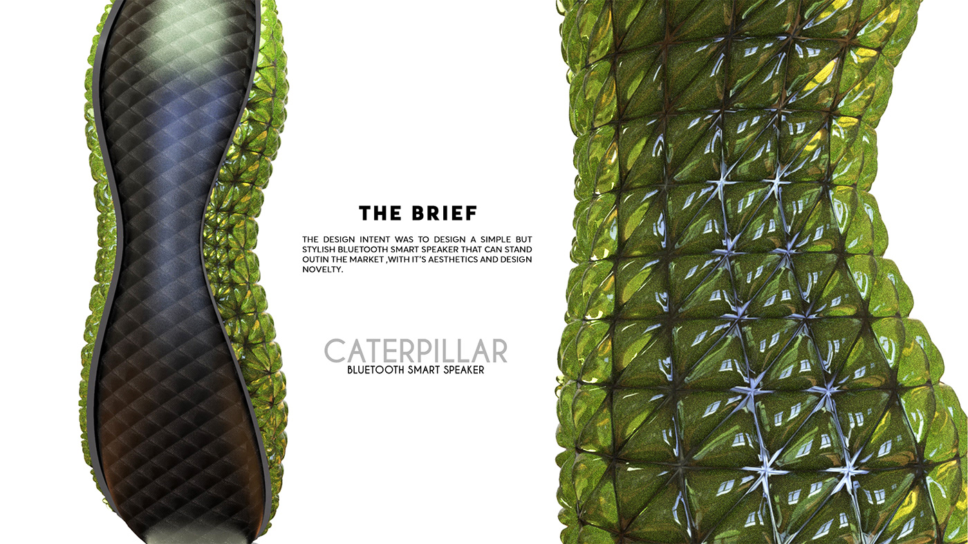 four of spades，Render，Crawler speaker，Exotic design，loudspeaker box，caterpillar，Caterpillar，