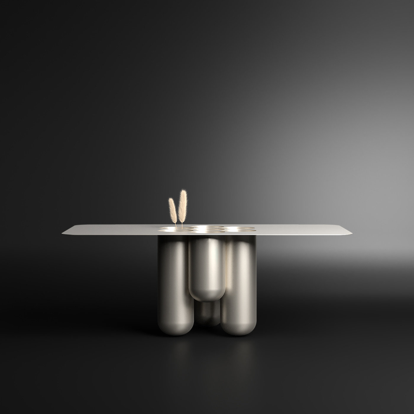 Sea Foam，"Revolver" table，