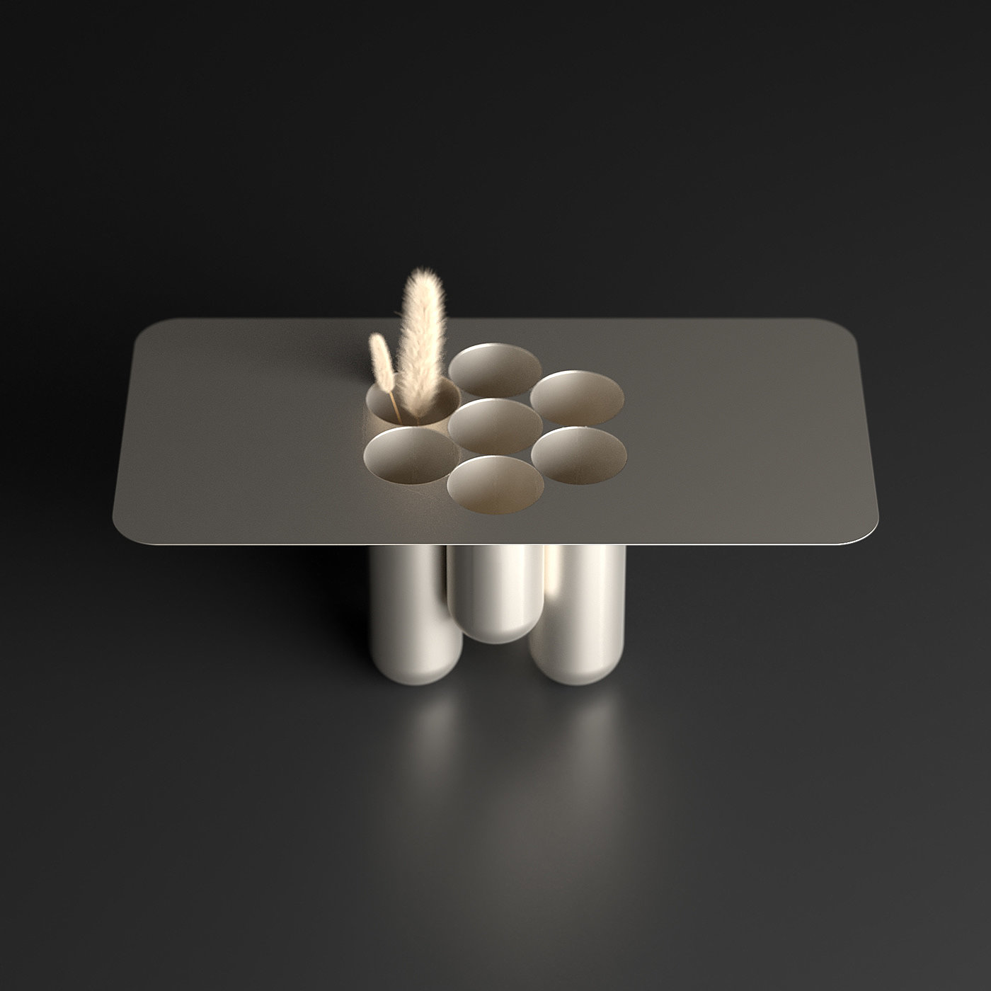 Sea Foam，"Revolver" table，