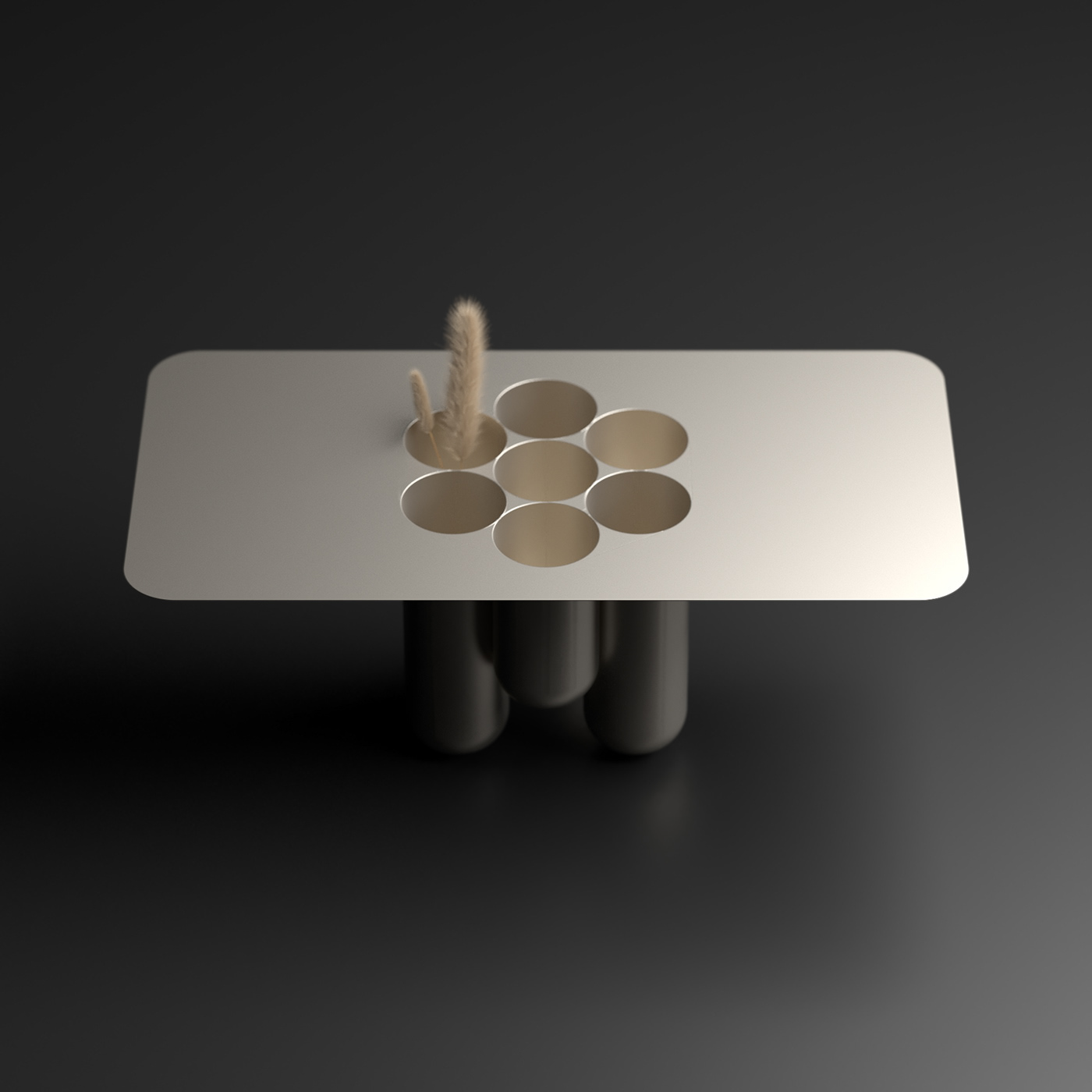 Sea Foam，"Revolver" table，