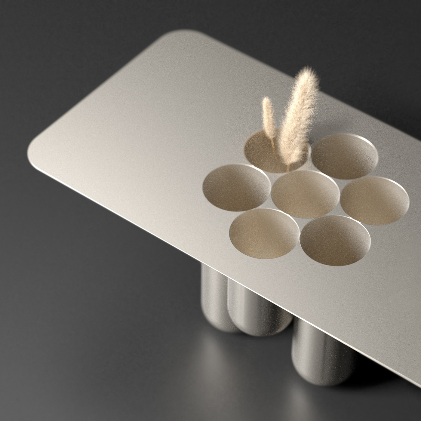 Sea Foam，"Revolver" table，