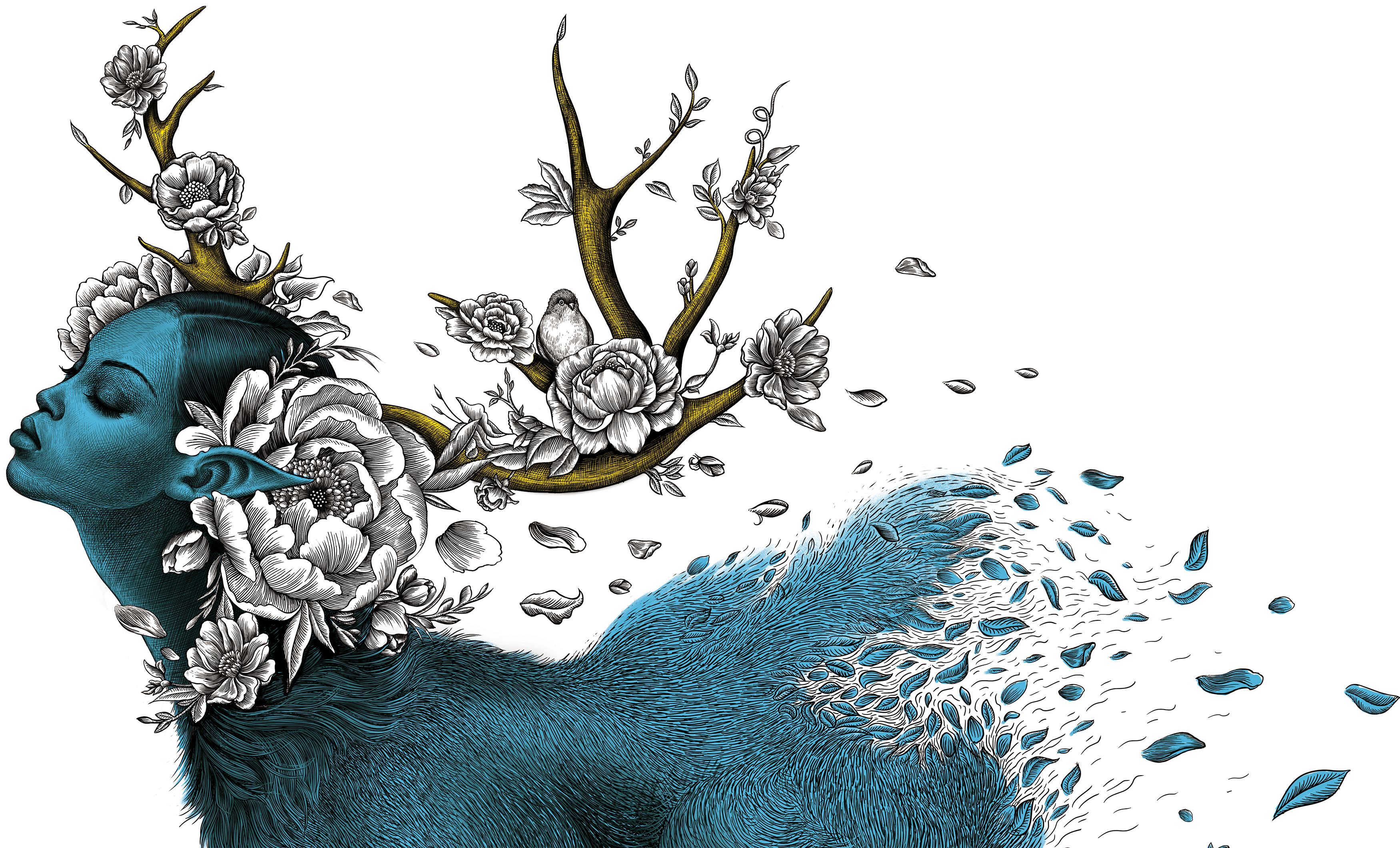 Xingrui，Coffee，packing，Illustration，Design，originality，Surrealism，