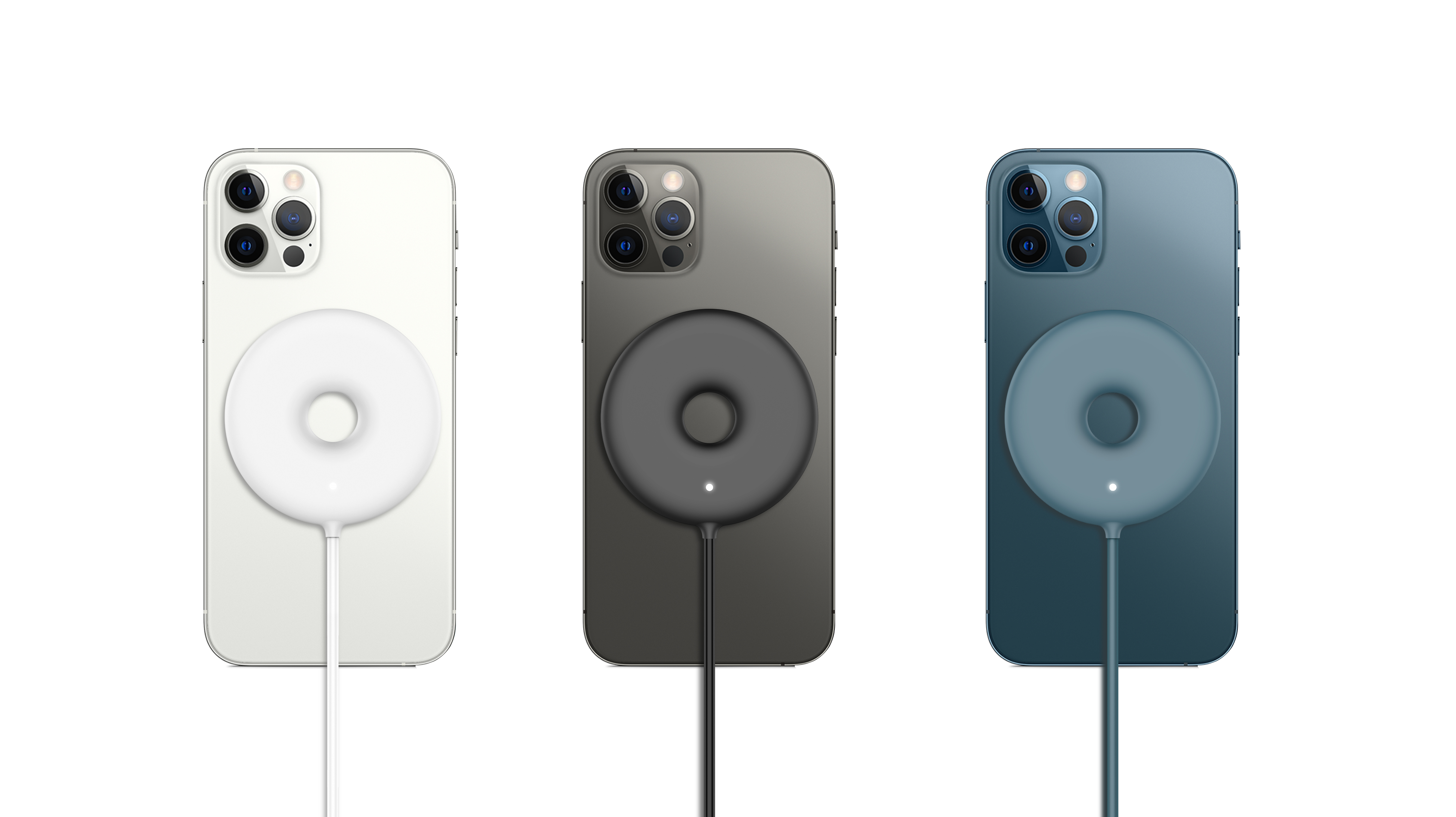 Magnetic suction charging，doughnut，