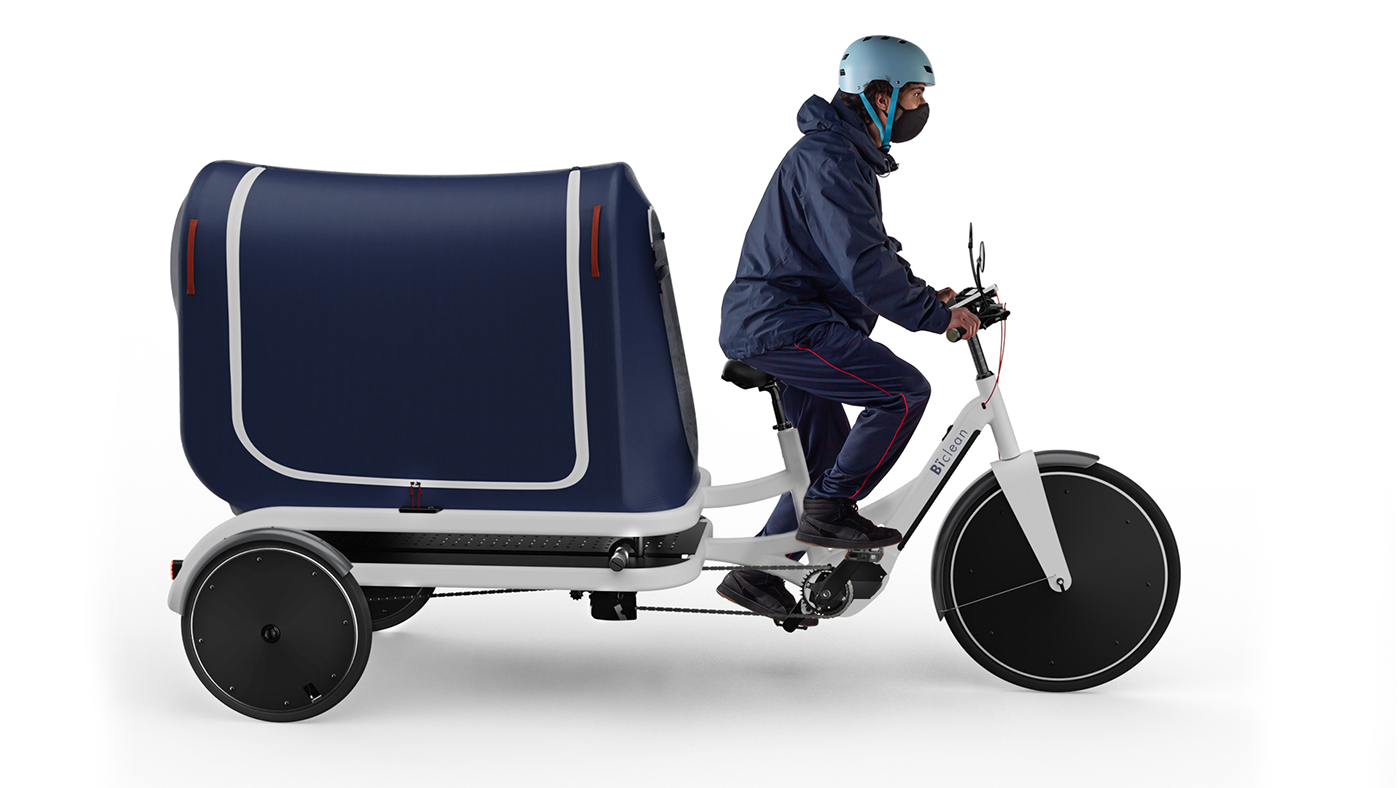 Biclean，Electronic freight bicycle，vehicle，originality，