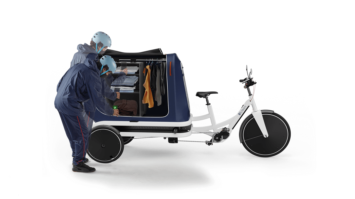 Biclean，Electronic freight bicycle，vehicle，originality，