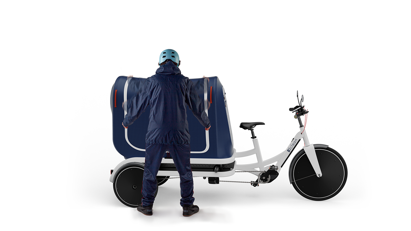 Biclean，Electronic freight bicycle，vehicle，originality，