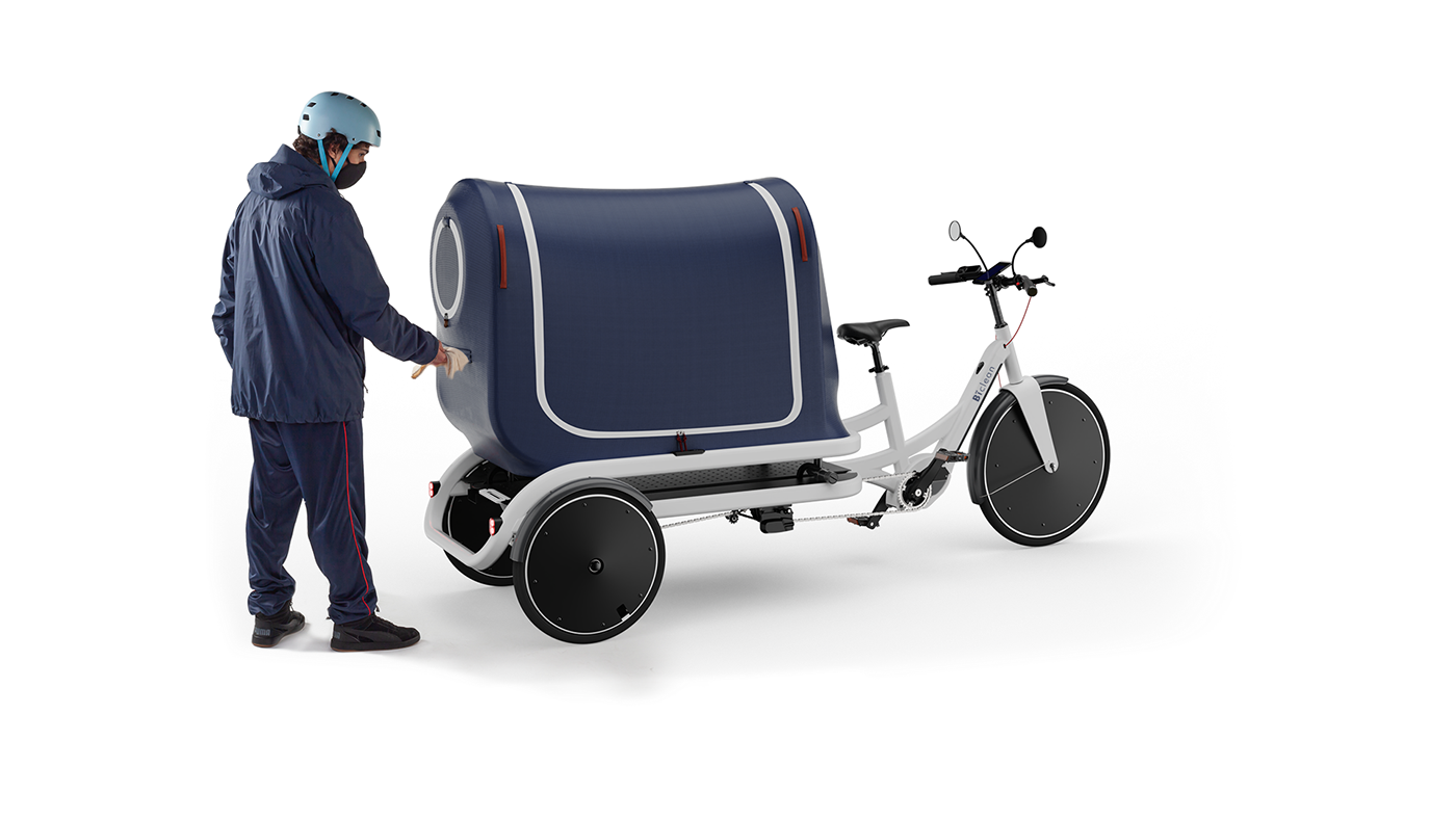 Biclean，Electronic freight bicycle，vehicle，originality，