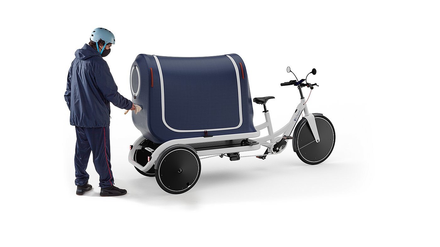Biclean，Electronic freight bicycle，vehicle，originality，