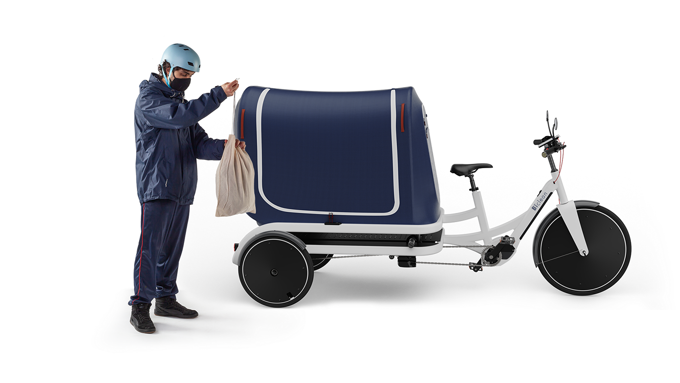 Biclean，Electronic freight bicycle，vehicle，originality，