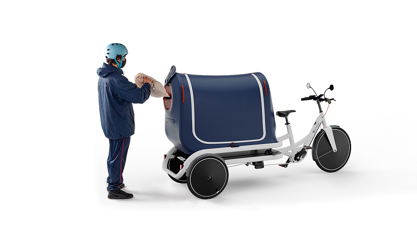 Biclean，Electronic freight bicycle，vehicle，originality，